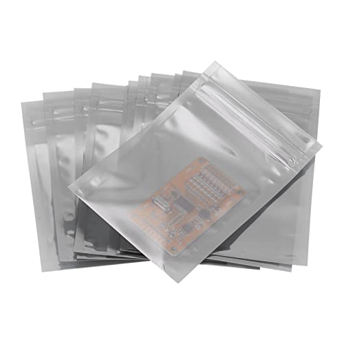 100 Stück Antistatic Storage Package Zip Lock wiederverschließbare Tasche für elektronische Komponenten(8 * 12cm) von FTVOGUE
