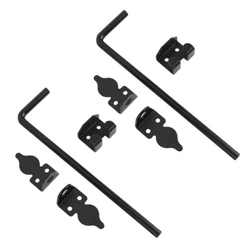 FTVOGUE 12 -Zoll -Kohlenstoffstahl -Doppel -Gate -Tropfenstange mit Schwarzem Pulverbeschichtungsriegel für Zuhause FTVOGUE 12 -Zoll -Kohlenstoffstahl -Doppel -Gate -Tropfenstange mit Schwarzem Pulverbeschichtungsriegel für Zuhause von FTVOGUE