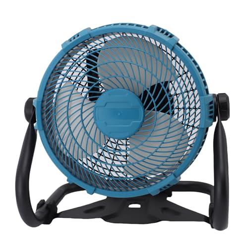 FTVOGUE 12 -Zoll -Kordelfächer Batterie Batterie Lüfter mit Legierungsstahlrahmen für BL1830 BL1840 BL1850 BL1860 (EU-Stecker 100-240V) von FTVOGUE