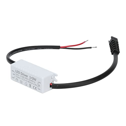 FTVOGUE 2‑4V DC-LED-Treiber, Einfache Installation, Hochwertige Kabel, Langlebige Haltbarkeit, Kompaktes und Diskretes Design, Hocheffiziente Leistung, für 3W-Lampenperlen-DIY-Verbindung von FTVOGUE