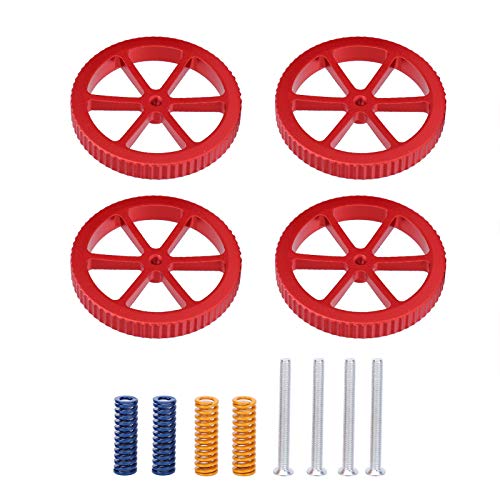 FTVOGUE 3D-Drucker-Leveling-Kit Aluminiumlegierung Rote Nüsse Heißes Bettzubehör für Ender 3 3 Pro 5 5 Plus CR-10 CR-10S CR-X CR-20 FTVOGUE 3D-Drucker-Leveling-Kit Aluminiumlegierung Rote Nüsse Heißes Bettzubehör für Ender 3 3 Pro 5 5 Plus CR-10 CR-10S CR-X CR-20 von FTVOGUE