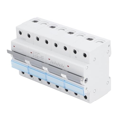 FTVOGUE 400 VAC Dual Power Manual Transfer Switch mit Robuster Konstruktion für Wohnmobile - Einseiten -Verriegelungsschalterschalter (63A) von FTVOGUE