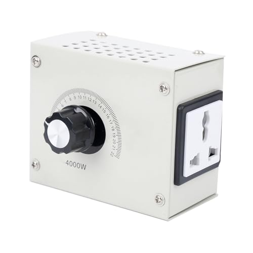 FTVOGUE 4000W Elektronischer Regler Spannungssteuerer Leistungsanpassung Multifunktional SCR Dimmer Speed ​​Temperatur Controller (EU-Stecker) von FTVOGUE