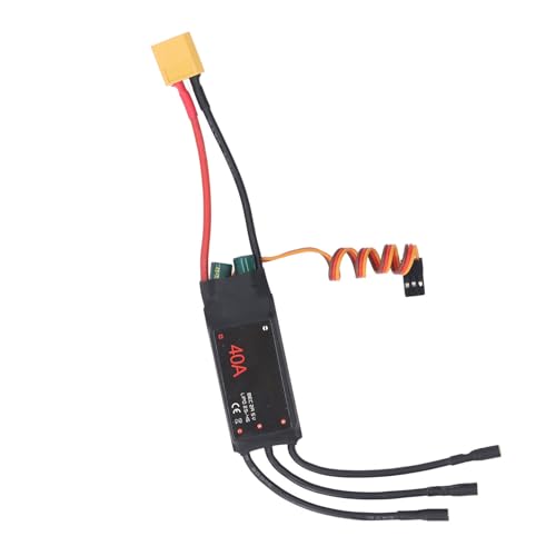 FTVOGUE 40A Bürstenloser Motor Speed Controller Regler mit XT60 -Stecker Erweiterter Sicherheitsfunktionen und Anpassbare Programmieroptionen für Drohnen -Hobbyisten von FTVOGUE