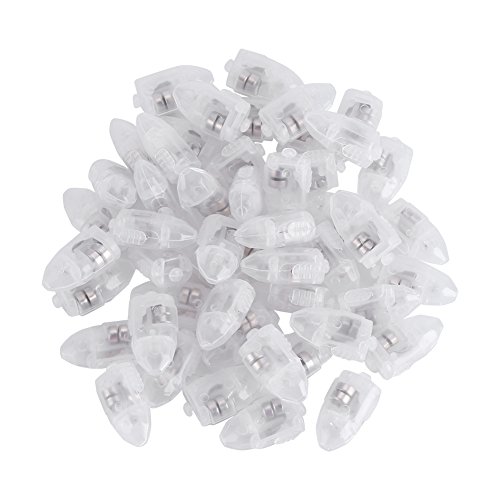 50 Stücke Wasserdichte LED Dekoration Lichter für Papierlaterne Ballon Hochzeit Party Decor Outdoor(06) von FTVOGUE