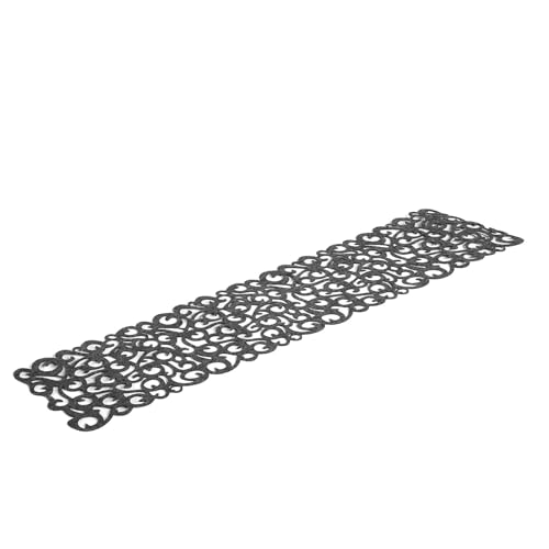 FTVOGUE 7 Farben Rechteck Hohl Filz Tischläufer Tischdecke Mats Platzdeckchen Haushalt Dekorationen grau von FTVOGUE