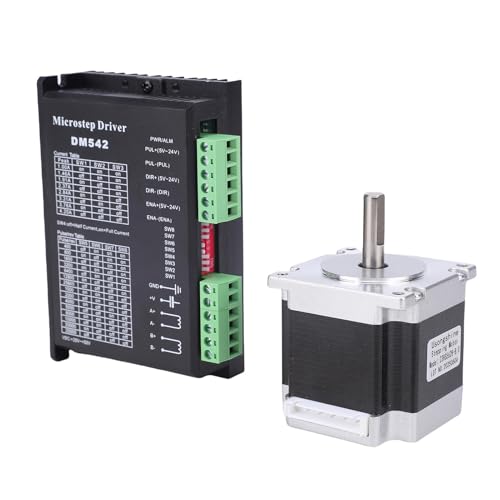 FTVOGUE Closed Loop Stepper Motor Kit Nema 23 2 23HS5628 8mm Wellendurchmesser 126n.cm 2,8a 56 Mm mit DM542 Mikrostep -Treiber von FTVOGUE