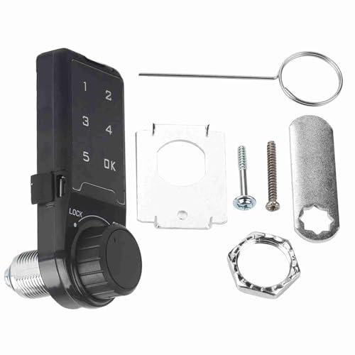 FTVOGUE Code Sicherheitsschloss Touch Digital Tastatur Elektronische Riegelschloss Passwort Key Access Lock Sicherheits Cabinet Coded Locker(L=30) von FTVOGUE