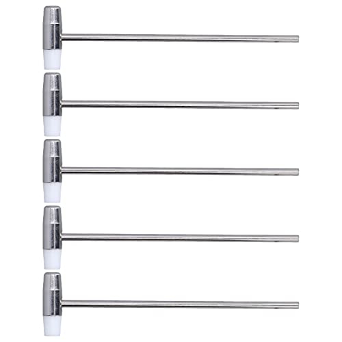 FTVOGUE Doppelkopf Kleiner Hammer Kompakt Edelstahl und Nylon Mini Hammer Händekunst Uhr Tuning Handweite 6.5 von FTVOGUE
