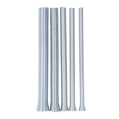 FTVOGUE Federschlauch Bender Set Rohrbiegung Federkit Sanitär Burge -Werkzeug für Kupfer Aluminiumrohre 5/8in 1/2in 3/8in 5/16in 1/4in von FTVOGUE