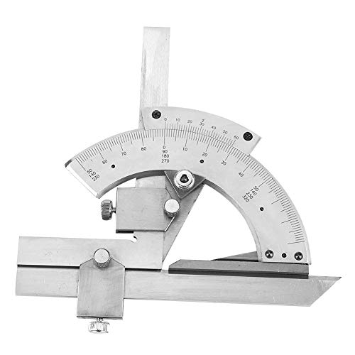 FTVOGUE Feinabstimmungs-Winkelfinder-Lineal, Geometrie & Messen Winkelmesser & Geodreiecke aus Kohlenstoffstahl 0-320° Universal-Winkelmesser für wirtschaftliche Winkel ohne Parallaxe FTVOGUE Feinabstimmungs-Winkelfinder-Lineal, Geometrie & Messen Winkelmesser & Geodreiecke aus Kohlenstoffstahl 0-320° Universal-Winkelmesser für wirtschaftliche Winkel ohne Parallaxe von FTVOGUE