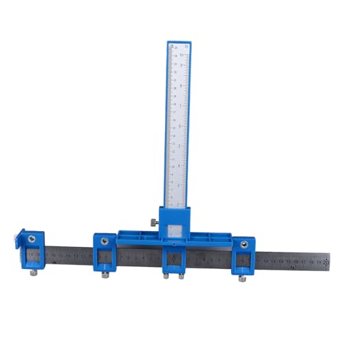 FTVOGUE Genauige Positionierungsschrank -Hardware -Jig Tool, Aluminium Legierungs Dowelling Leitfadenanleitung für die Installation mit Kompaktem und Tragbarem, Multifunktionalem Tool für von FTVOGUE