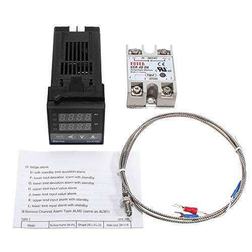 FTVOGUE Intelligenter PID -Kontrolltemperaturregler mit SSR -40 Schnelltemperaturregelung Zur Injektion, Ofen Blackabsdc3-32V von FTVOGUE
