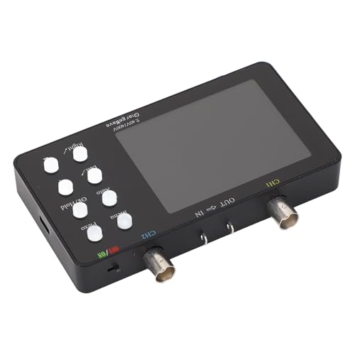 FTVOGUE LCD -Bildschirm Digitales Oszilloskop 20K Speichertiefe für Elektronikforschung, USB -Handheld Oszilloskop Kit 2 Kanal 5V Tragbar von FTVOGUE