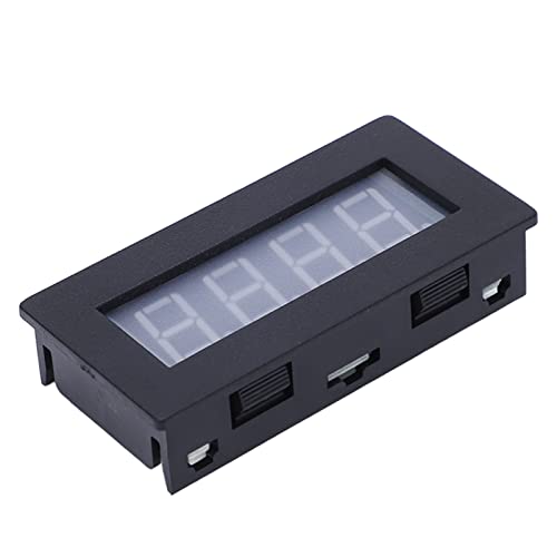 FTVOGUE LED 4 -digitale Drehzahlmesser Multifunktionelle Drehzahldrehzahltester Zum Erkennen der Motorrotationsgeschwindigkeit in Haushalts- oder Industriegeräten (Rote Hintergrundbeleuchtung) von FTVOGUE