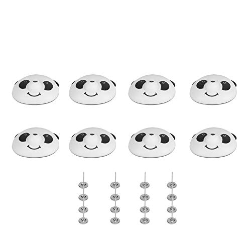 FTVOGUE Mehrfachverwendung Abnehmbare Schnalle 8 Stücke Nette Panda Quiltabdeckung Greifer Bettlaken Bettbezug Halter Clips Verschluss rutschfeste Schnallen(# 2) von FTVOGUE