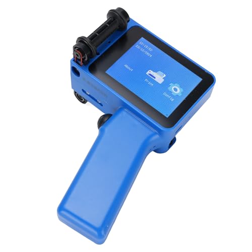 FTVOGUE Mini Inkjet Drucker Handheld QR -Code -Drucker -Waffe Tragbar mit HD LED 4.3in Touchscreen für Verschiedene Druckvorgänge von FTVOGUE