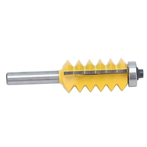 FTVOGUE Multi -Tooth -Fräste Schneider Reverse Prävention Design Carbon Stahllegierung Router Bit für Holz 8mm Schaft, Einfach zu Installieren (40 mm) von FTVOGUE