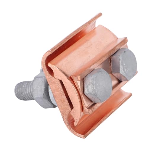 FTVOGUE Parallele Rillenklemme Klapper -Kupfer Parallelschlitzklemme M10 -Gewinde mit Extrudiertem Kupfer Hoher Leitfähigkeit FTVOGUE Parallele Rillenklemme Klapper -Kupfer Parallelschlitzklemme M10 -Gewinde mit Extrudiertem Kupfer Hoher Leitfähigkeit von FTVOGUE