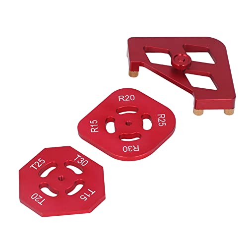 FTVOGUE Router-Vorlage Runde Ecke Jig Radius Vorlage Ecke Abrundung Vorlage mit R15 R20 R25 R30 T15 T20 T25 T30 Größen für Holz Bearbeitungs Möbel Foto Rahmen Tischkante von FTVOGUE