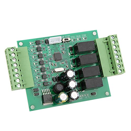 FTVOGUE SPS Industrial Control Board 24V für FX2N-10MR, CPU, TTL Communication Interface, Superverschlüsselung, 2000/4000 Programmkapazität für Automatisierungsbegeisterte (Nacktes Brett) von FTVOGUE