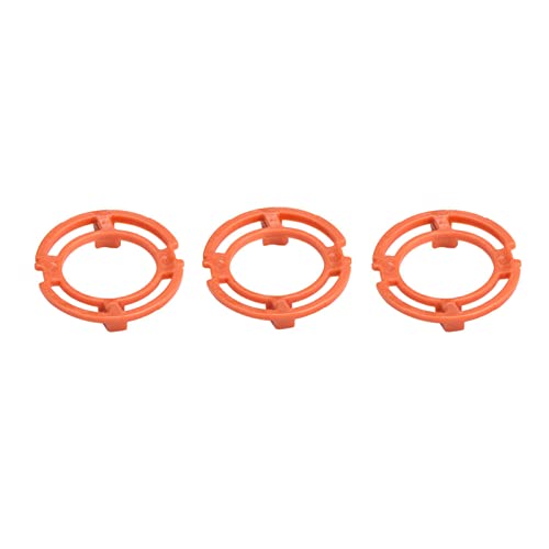 FTVOGUE Sicherungsring, 3 Stück ABS-Klingenhaltering, Orange Klingenhalteringe Passend für Philips Norelco Series 7000 9000 RQ12 Modelle von FTVOGUE