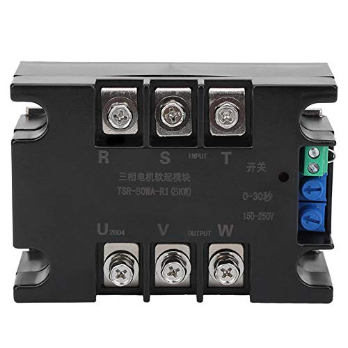 FTVOGUE Softstart-Controller-Motor, 3-Phasen-Startmodul Motor TSR-80WA-R1 (8 kW) Messingboden für Lüfter(Optical Module) von FTVOGUE