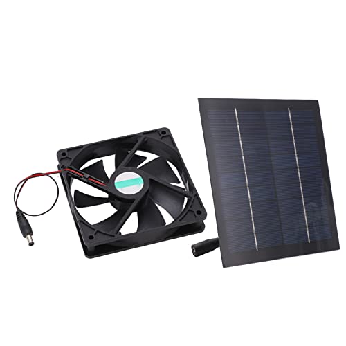 FTVOGUE Solar Betriebener Lüfter IP65 20% Konvertierungsrate Mini Abluftlüfter für Outdoor -Verwendung ABS -Material von FTVOGUE