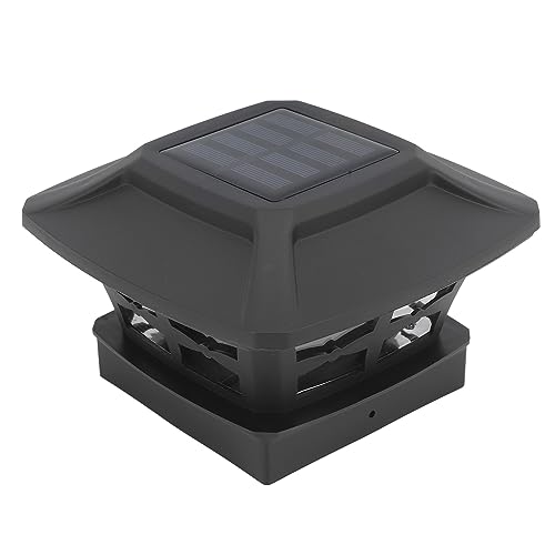 FTVOGUE Solar-Pfostenleuchte, 2 Farbmodi, Wasserdicht, Dekorative LED-Zaunpfostenlampe für den Außenbereich von FTVOGUE