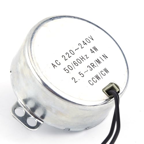 FTVOGUE Synchroner Motor mit Niedrigem Drehmoment CW/CCW für -Enthusiasten mit Niedrigem Drehmoment (2,5-3RPM) von FTVOGUE