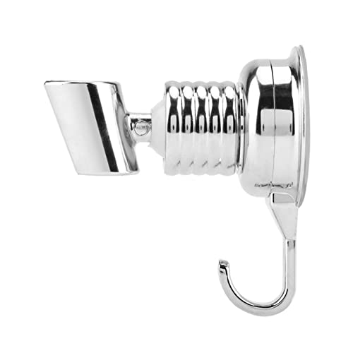 FTVOGUE Verstellbarer Duschkopfhalter mit Super Starker Saugnapfbecher - Elegante Verchromte Wandhalterung für Glas und Spiegel - PVC von FTVOGUE