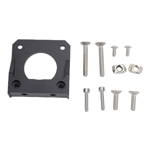 FTVOGUE Z -Achsen Motorhalterung 3D -Druckerhalterung Aluminiumlegierung Stepper Motor Festgelegt mit Schwarzer Anodierter Oberfläche, Nahtlose Integration für Ender3 CR10 -Serie V6 von FTVOGUE