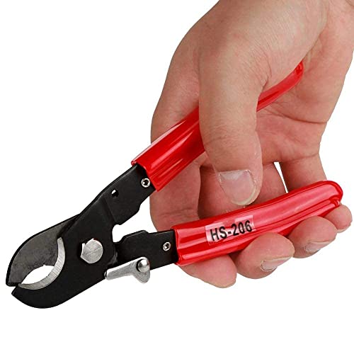 HS-206 Aluminium Kupferkabel Drahtschneider Drahtschneiden Red Mini Design Tool Cut Bis zu 35mm² von FTVOGUE