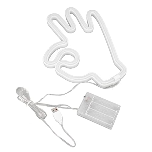Handfinger Ok Geformtes LED -Neonzeichen Warmes Licht Dekoratives Licht für Heimschlafzimmer, USB/batteriebetriebenes Neonlichtschild für Wohnzimmer, PVC -Material Handfinger Ok Geformtes LED -Neonzeichen Warmes Licht Dekoratives Licht für Heimschlafzimmer, USB/batteriebetriebenes Neonlichtschild für Wohnzimmer, PVC -Material von FTVOGUE