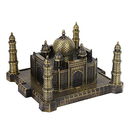 FTVOGUE Indien Taj Mahal Metallmodell Handwerk Welt Wahrzeichen Gebäude Kreative Taj Mahal Ornamente Touristische Souvenirs (Bronze) von FTVOGUE