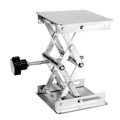 Labor Hebebühne, Scherenlift Laborlift Hubtisch Edelstahl Labor Hebebühne Ständer Rack Schere, 100x100x160 mm von FTVOGUE