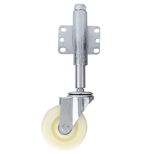 Lenkrolle Räder, 4Zoll Nylon Tor Rad Gefederte Lenkrolle Heavy Duty 110lbs Tragfähigkeit für Möbel Tisch Trolley von FTVOGUE