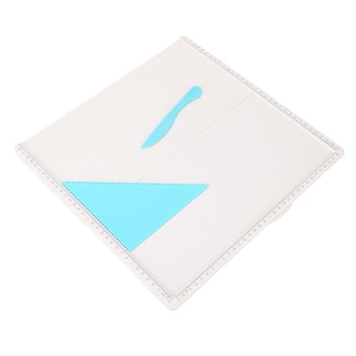 Papierbewertungsbrett mit Gerilligem, Faltbarem Design 45 ° Dreieckiges Werkzeug für Klare Papierrotation ABS Engineering Plastikplatte für Handwerkskartenherstellung und von FTVOGUE