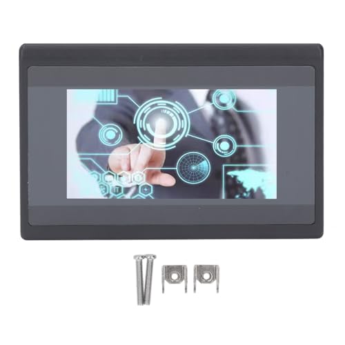 FTVOGUE SPS-Touchscreen WSB4322R, 4,3-Zoll-HMI mit 600 MHz ARM9-CPU, 12 Eingängen und 10 Ausgängen Relaisausgang, für SPS-Programmiersoftware, mit WS HMI Setup V3.1 5.1 von FTVOGUE