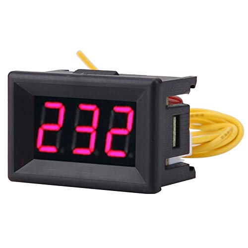 Spannungsmesser, Digitale LED-Anzeige, Voltmeter, AC-Spannungsmesser, Panel 70–380 V, Spannungsprüfer von FTVOGUE
