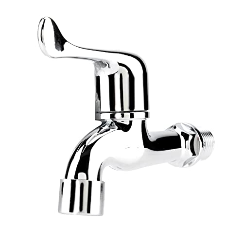 Wasserhahn für Waschmaschine, ABS, Kaltwasserhahn mit Einlochhahn, #1 Tail Handle von FTVOGUE