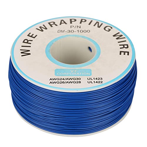 Wire-Wrapping Single Copper Wire Litze Aviation Flying Line 30AWG Kabel 0,25 mm Kerndurchmesser(Blau) von FTVOGUE