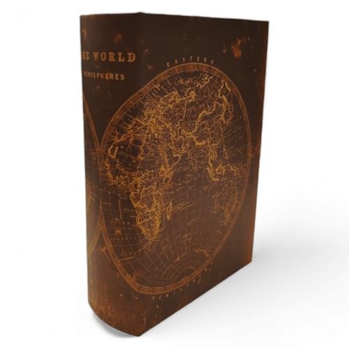 FTWDesign Große Aufbewahrungsbox Bücherbox aus Papier in Braun/Gold von FTWDesign