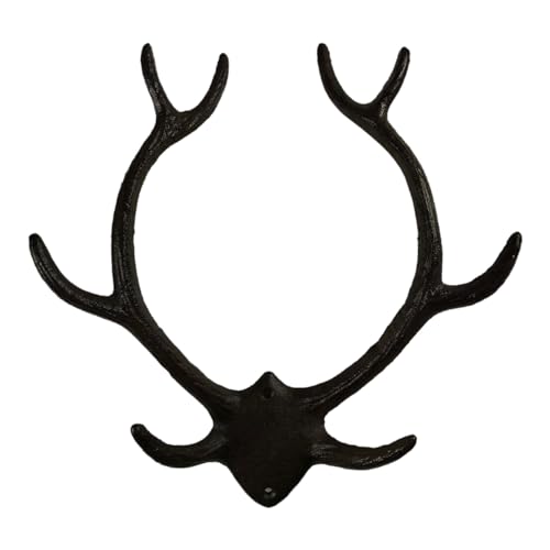 FTWDesign Kleiderhaken Hirschgeweih Deko Jagd Garderobenhaken aus Gusseisen von FTWDesign