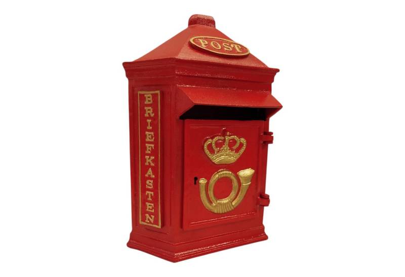 FTWdesign Briefkasten Retro Post Box Briefkasten aus Metall in rot FTWdesign Briefkasten Retro Post Box Briefkasten aus Metall in rot von FTWdesign