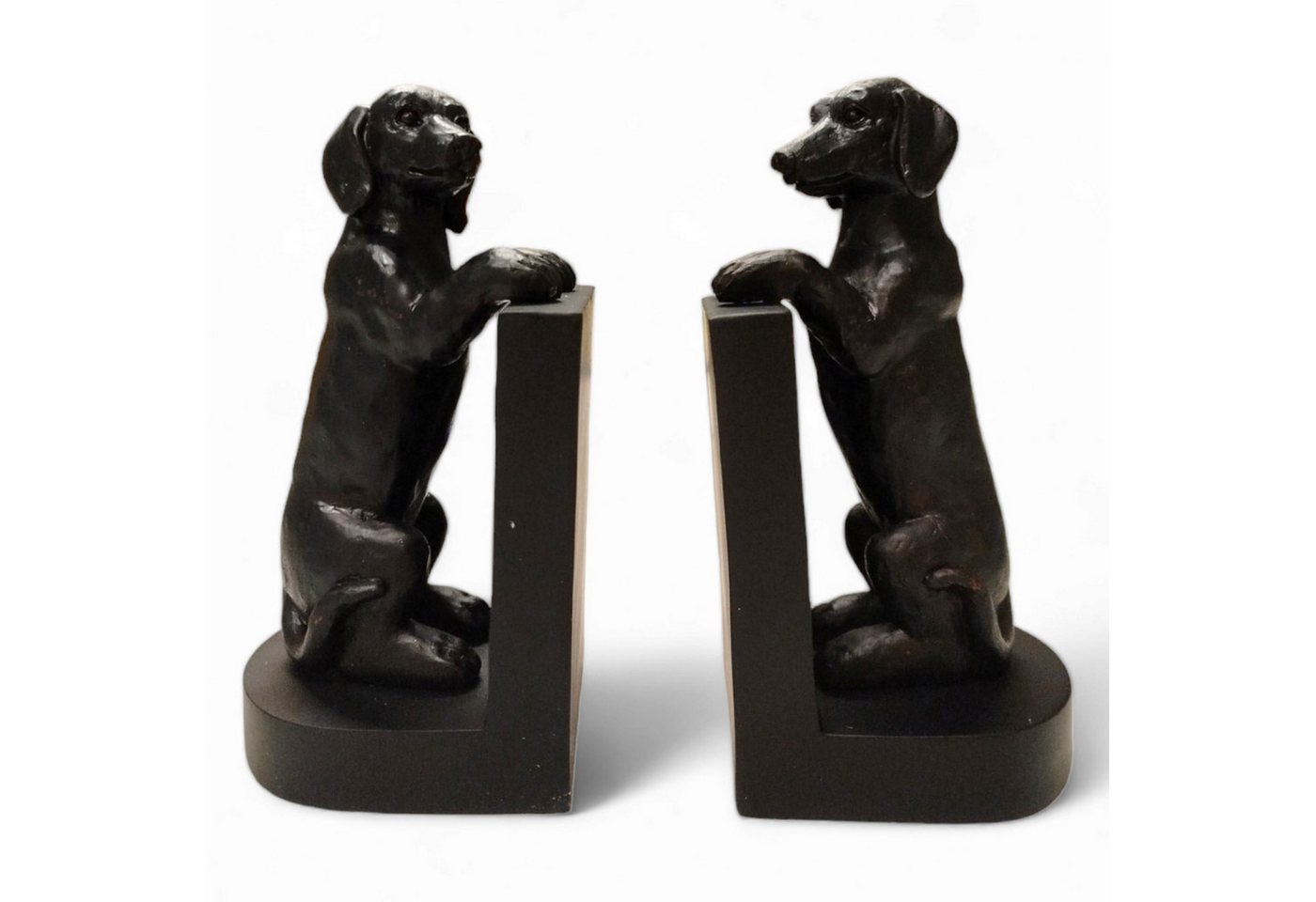 FTWdesign Buchstütze Buchstütze Dackel Hunde Buchständer in Schwarz im 2er-Set FTWdesign Buchstütze Buchstütze Dackel Hunde Buchständer in Schwarz im 2er-Set von FTWdesign