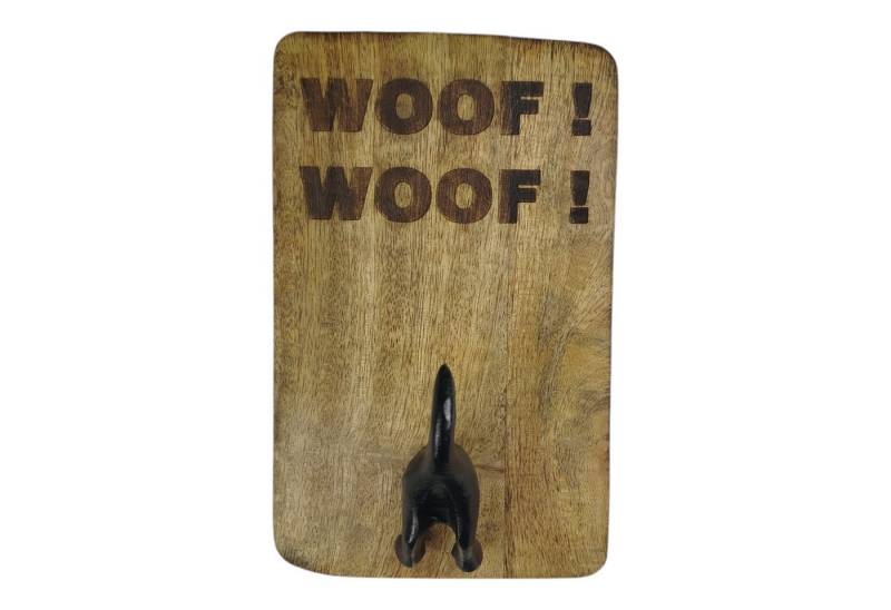 FTWdesign Kleiderhaken Woof! Woof! Wandhaken für Hundeleinen von FTWdesign
