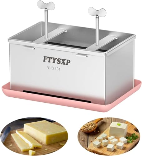 FTYSXP Tofu Presse Käse Schinken Presse-304 Edelstahl vegetarische Tofu Presse ohne Bisphenol A kann in der Spülmaschine gewaschen Werden (22 * 16 * 12 cn) von FTYSXP