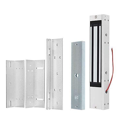 FTSTech DC 12V 280kg Elektrisches Magnetschloss 600lbs Haltekraft inkl ZL Halterung, für Heimsicherheitssystem, Geeignete Holz-/Metall-/Glastür von FTes RFKits