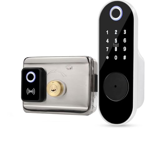 FTes RFKits Tuya Fingerprint Door Lock,Keyless Entry Keyboard Latch with Key Entrance,Anti-Peeking Password, Intelligent Anti-Theft Lock FTes RFKits Tuya Fingerprint Door Lock,Keyless Entry Keyboard Latch with Key Entrance,Anti-Peeking Password, Intelligent Anti-Theft Lock von FTes RFKits